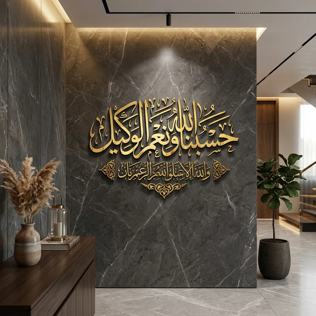Arabic calligraphy wall piece