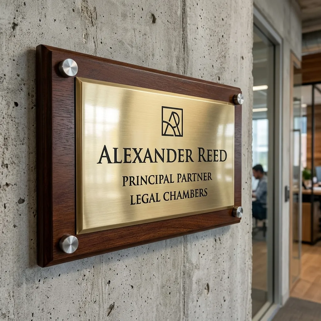 Corporate Office Door Plates